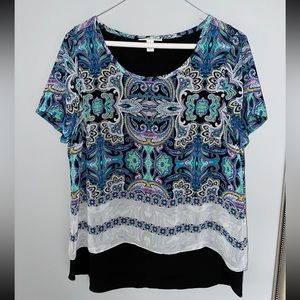 Dana Buchman Womens Blouse